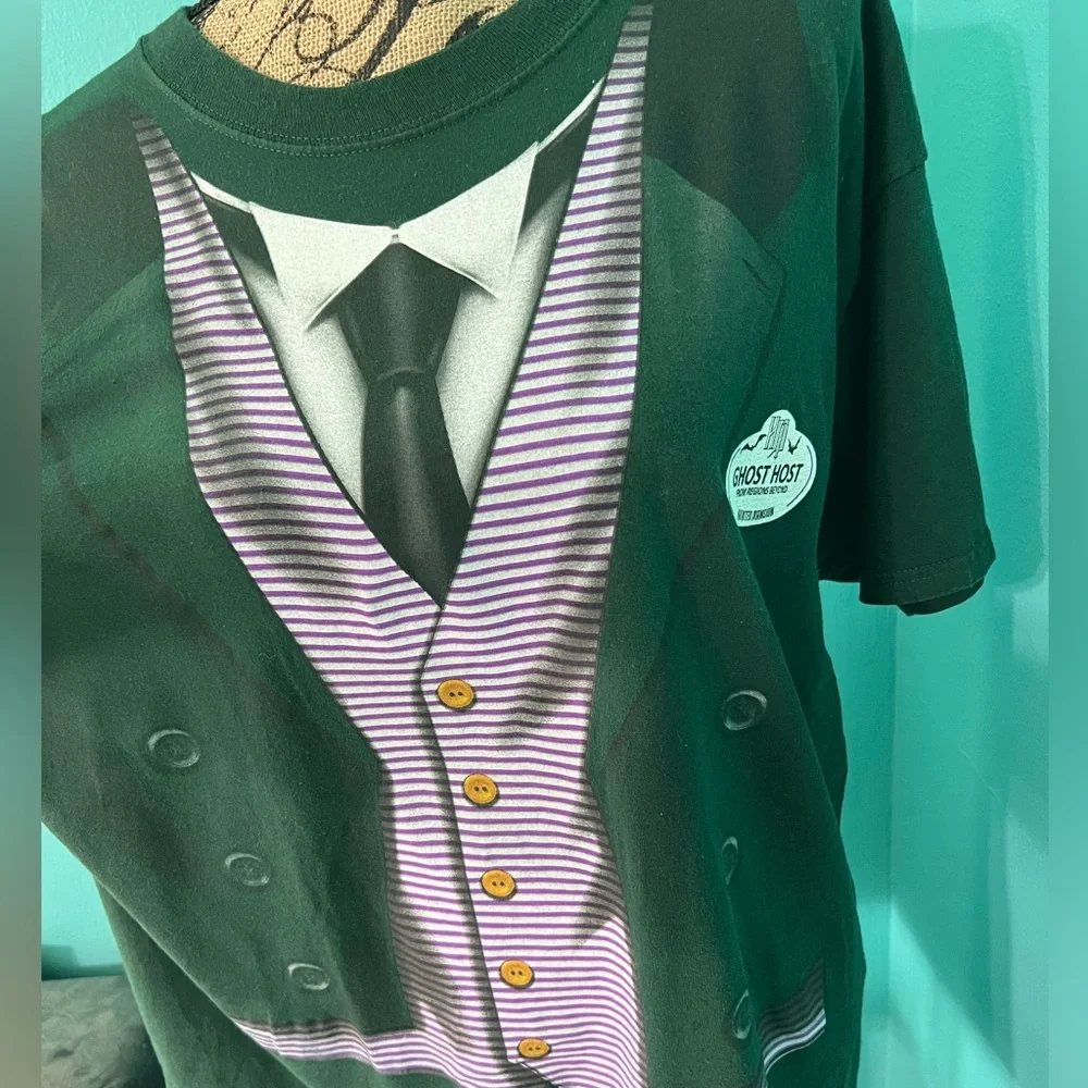 Disney’s Haunted Mansion Ghost Host Short Sleeve T-Shirt Size XL - Picture 2 of 6